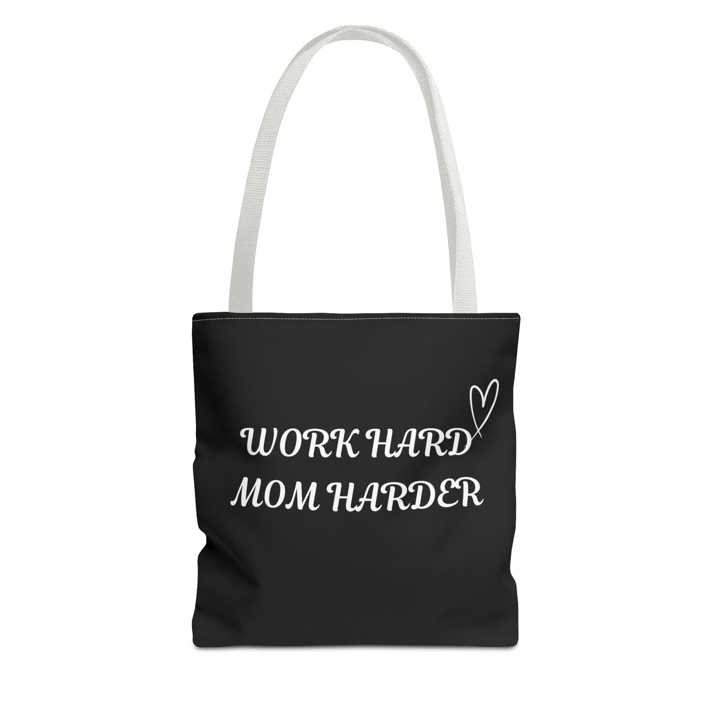 Mom Tote Bag - Work Hard Mom Harder Personalized Gift for Mom