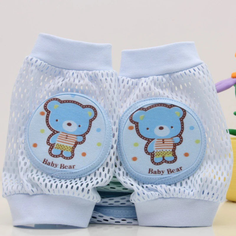 Children's Crawling Knee Pads - Safety Mesh Leg Protectors for Infants and Toddlers