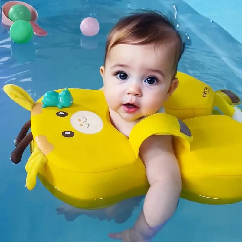 Non-Inflatable Baby Swimming Pool Float Ring for Infants and Toddlers Aged 6-36 Months