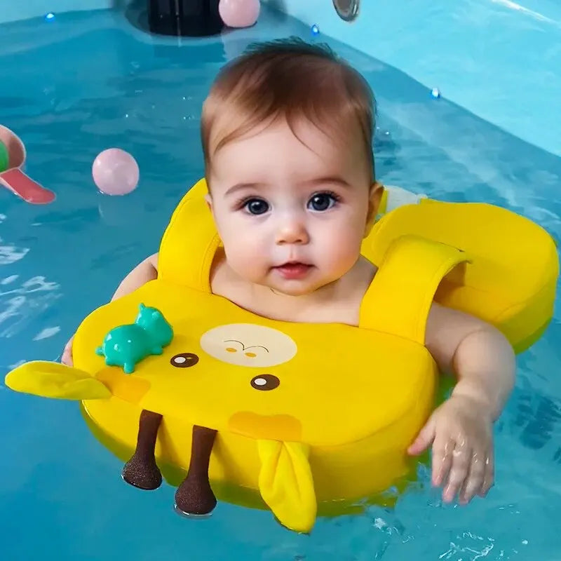 Non-Inflatable Baby Swimming Pool Float Ring for Infants and Toddlers Aged 6-36 Months