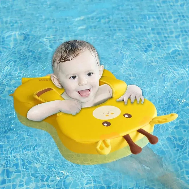 Non-Inflatable Baby Swimming Pool Float Ring for Infants and Toddlers Aged 6-36 Months