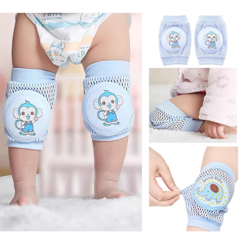 Children's Crawling Knee Pads - Safety Mesh Leg Protectors for Infants and Toddlers